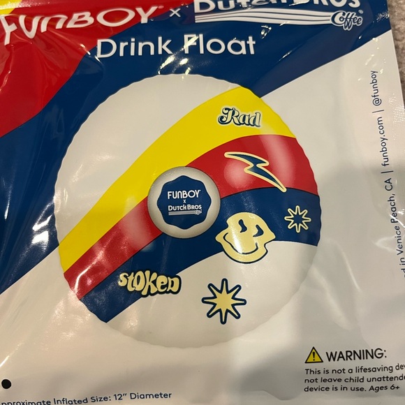 Funboy X Dutch Bros Limited Edition Drink Floatie - Picture 3 of 6